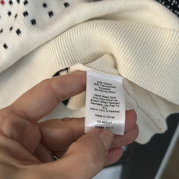 Talbots ski therma warmth sweater ❄️ ⛷️ (M) - Picture 4 of 5